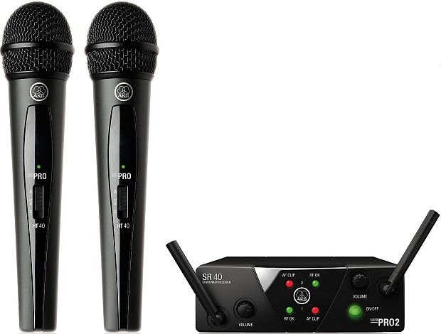 AKG WMS40 Mini 2 Dual Wireless Microphone System image 2