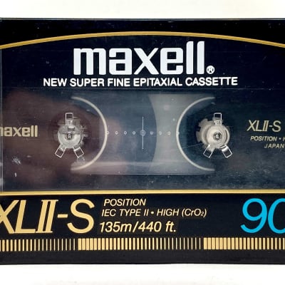 MAXELL UD XL 35-180 Reel-To-Reel 3600 ft 7 1/2 ips 10.5 w/ Tape & Original  Box