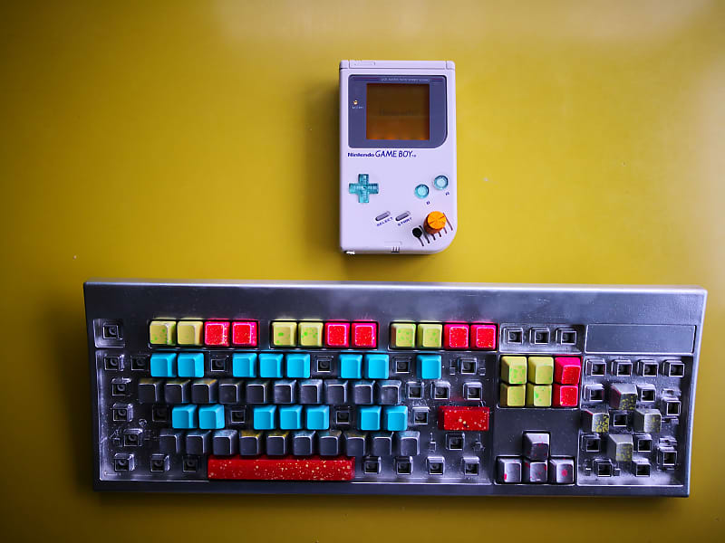 Nintendo Game Boy DMG01 LSDJ + PS/2 Keyboard Controller, Pro Reverb