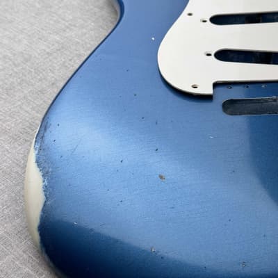 Lake Placid Blue Nitro Finish Guitar Body - Watch all the pics: It's 100% MADE IN ITALY image 5
