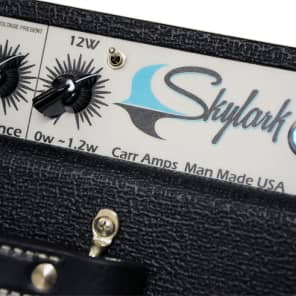 Carr  Skylark 1x12" Combo Amplifier 2015 Black image 3