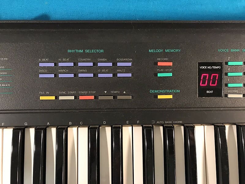 Yamaha VINTAGE PSR-6 49 Key Full Size Portable Keyboard Black | Reverb