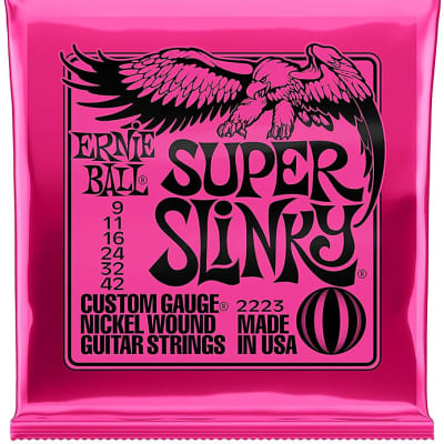 Ernie Ball 3223 Super Slinky Nickel Wound Electric Guitar Strings 3-Pack image 2