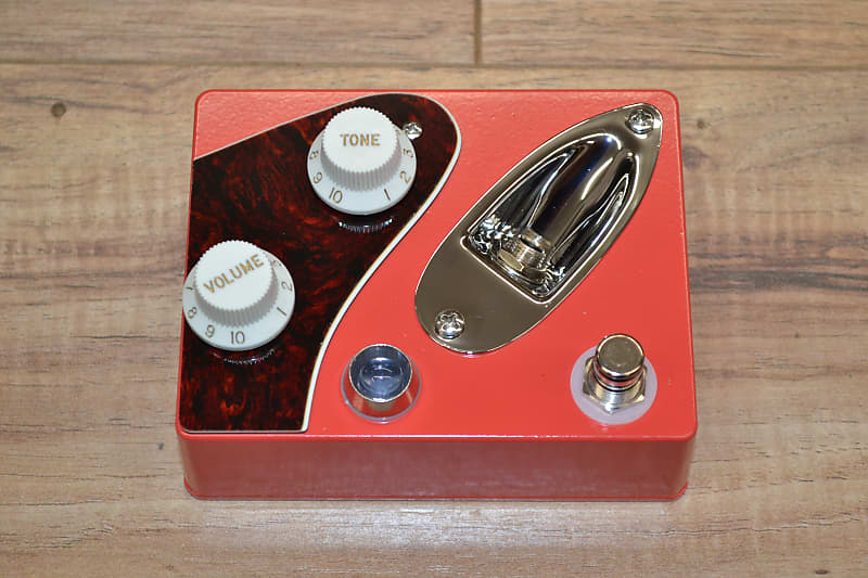 Coppersound Pedals STRATEGY V2 TWO CHANNEL PREAMP & OVERDRIVE 2022 - Fiesta Red image 1