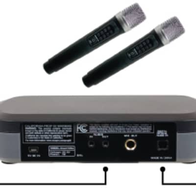 VocoPro SmartTVOke  Karaoke Mixer with Digital Input and Wireless Microphones image 1