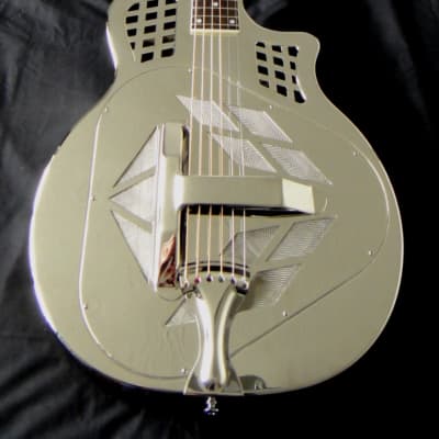 Tricone Resonator Guitar - Nickel Chrome Single Cut Body image 3