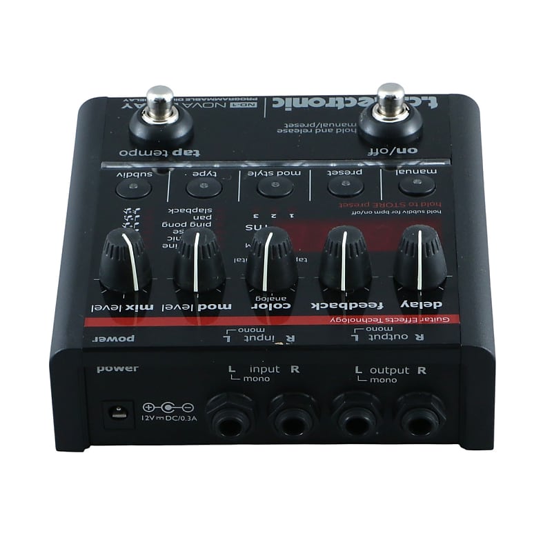 ギター t.c. electronic ND-1 NOVA DELAY TC Electronic ND-1 Nova Delay Guitar Pedal : Amazon.ca