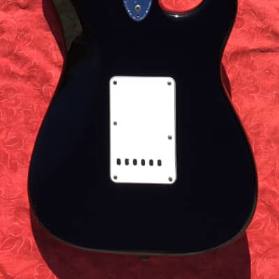 Fender Stratocaster Lefty 1982 Black Dan Smith Fullerton period image 4