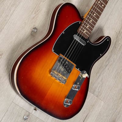 Fender Jason Isbell Custom Telecaster Guitar, Rosewood, 3-Color Chocolate Burst image 2