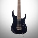 Ibanez RG2027XL Prestige Electric Guitar, 7-String (with Case), Dark Tide Blue, Blemished