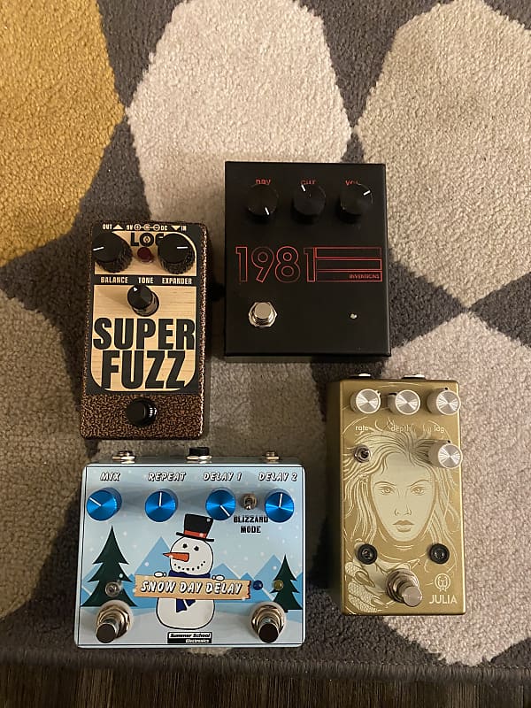 Boutique Rare and Custom Guitar Pedal Bundle Package Reverb