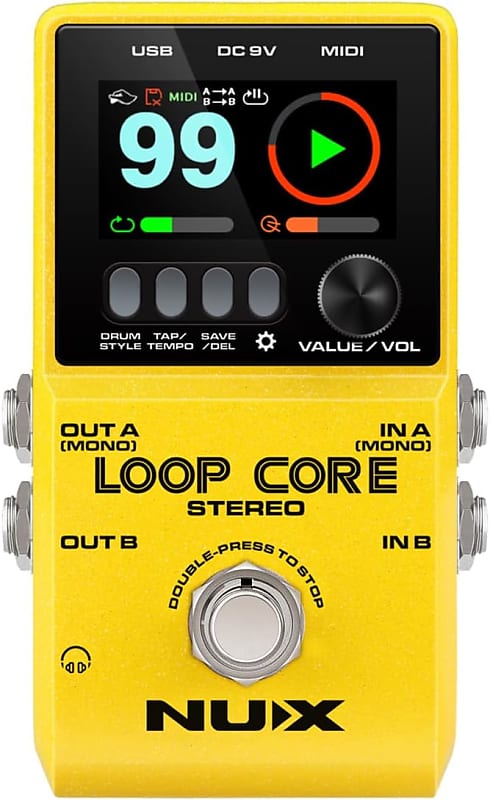 NUX Loop Core Stereo Guitar Looper Pedal FREE SHIPPING image 1