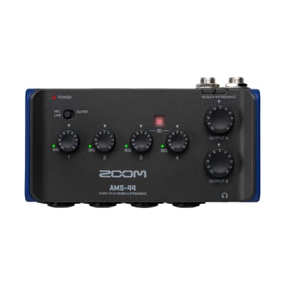 Zoom AMS-44 USB-C Audio Interface for Music and Streaming