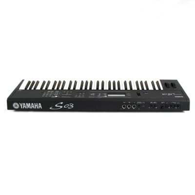 Yamaha S03 Synthesizer 2001 - Black W/ Power Supply image 2