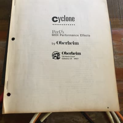 Oberheim Cyclone_MIDI Arpeggiator - 1989 image 18
