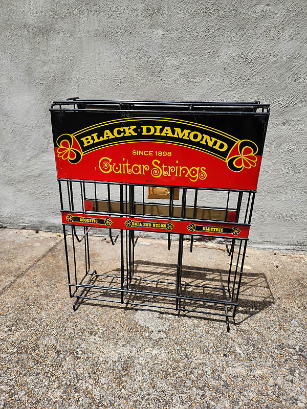 Vintage 1960's Black Diamond Guitar String Display Reverb