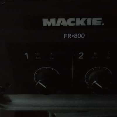 Mackie FR800 2-Channel Power Amplifier 2006 - 2009 - Dark Gray image 1