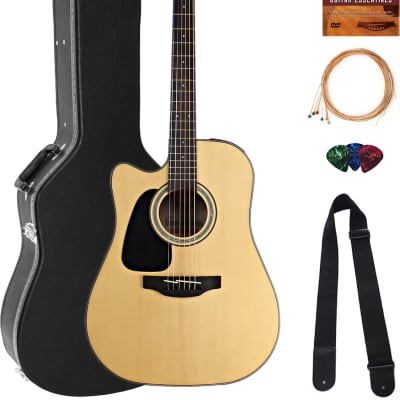 Takamine GD30CELH Left-Handed Dreadnought Cutaway Acoustic-Electric Guitar - Natural w/ Hard Case image 1