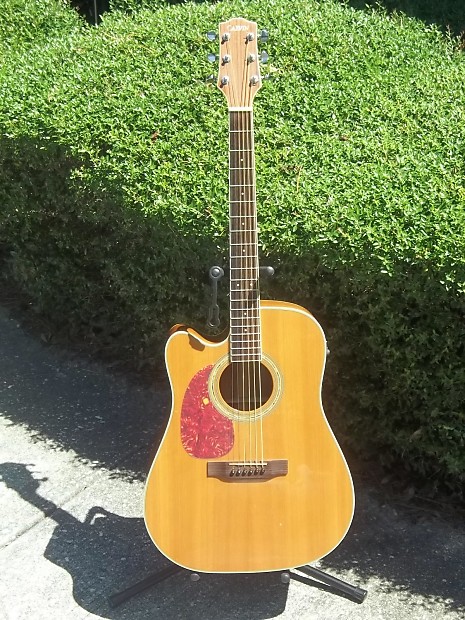 Carvin Cobalt 850 Acoustic/Elect. Guitar w/Original Hard Case~Lefty,Left Handed image 1