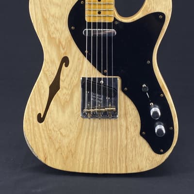 Fender Custom Shop Limited Edition Blackguard Tele Thinline Relic in Aged Natural image 1