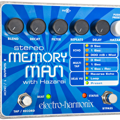 New Electro-Harmonix EHX Stereo Memory Man with Hazarai Delay Looper Pedal! image 1