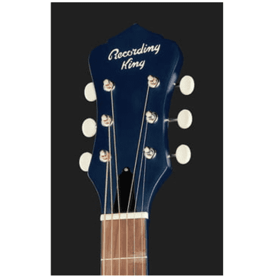 Recording King RPH-R2-MBL | Series 7 Single 0 Resonator, Matte Blue. New with Full Warranty! image 8