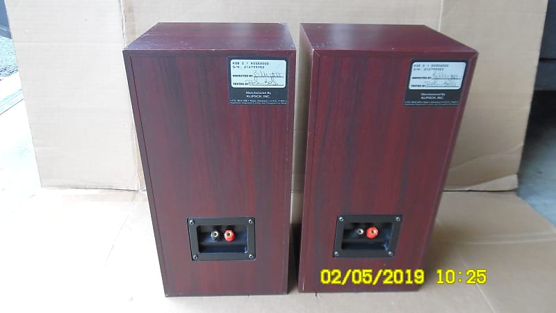 Klipsch KSB 2.1 Audiophile 2 Way Rosewood Bookshelf Speakers Made