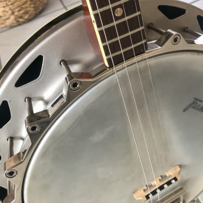 Framus tenor banjo, late Dixi model, vintage 1965 - brown/silver image 4