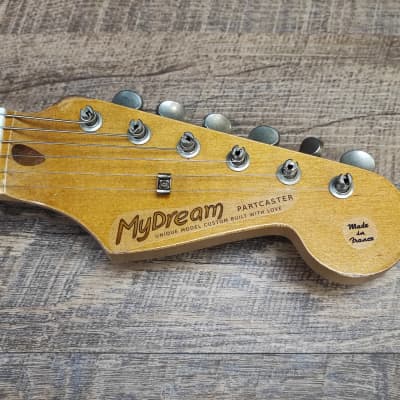MyDream Partcaster Custom Built - Gilmour Black Strat Tribute image 9