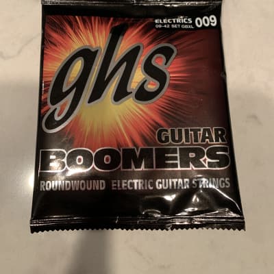 GHS Coated Guitar Boomers Roundwound Electric Guitar Strings 9 46