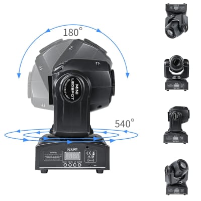 Led Moving Head Light 30W Dj Lights Stage Lighting With 8 Gobo 15