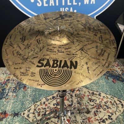 Sabian Carmine Appice's 20" Xs Rock Ride, Signed by School of Rock, Autographed (#19) image 1