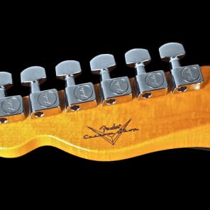 2014 Fender Telecaster Custom Shop Flamed Redwood Double Bound Tele with Ebony Fretboard image 11