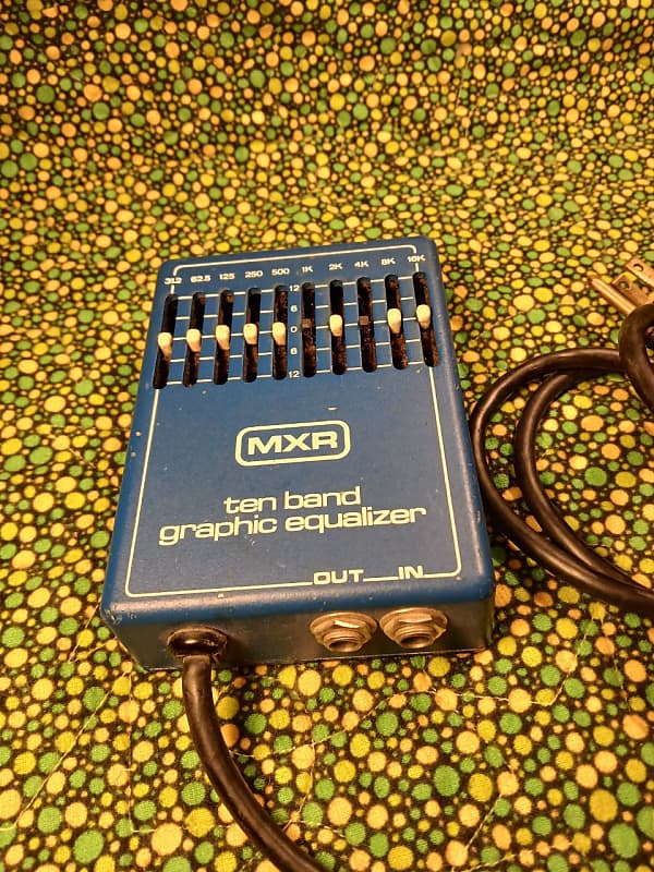 MXR 10 Band Graphic Equalizer ビンテージ Carter Vintage - MXR Ten Band Graphic Equalizer 1970s, Blue