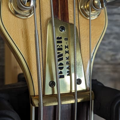 (16498) Daion Power Mark XX-B 4 String Bass '75-'84 - Wine Red image 11