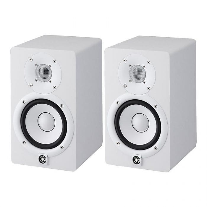 Yamaha HS5w HS5-W White 5" (5-inch) Powered Studio Monitor Pair (Dealer) ~Express Shipping Included! image 1