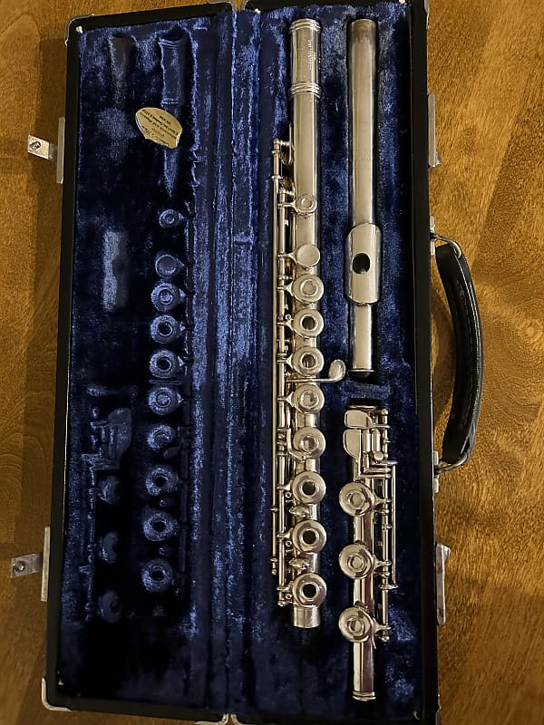 Gemeinhardt Solid silver open hole flute Mid70’s Reverb