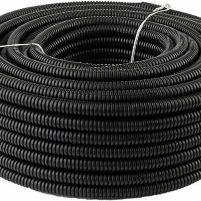 Cable Management Cord 100 Ft x 1/4 Split Loom Tube Polyethylene Cord –  absoluteusa
