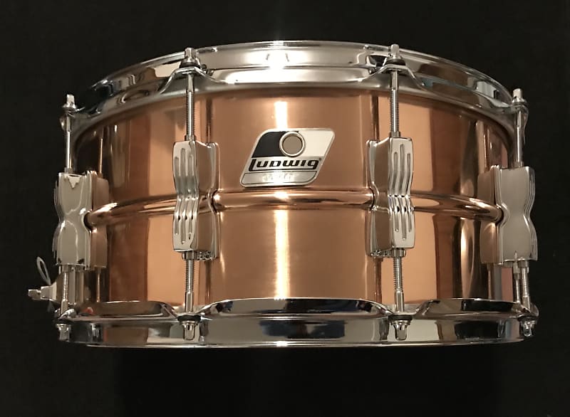 Ludwig 6.5x14" LM306 Rocker Bronze Snare Drum image 1