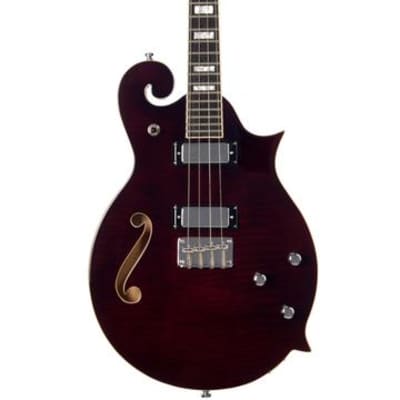 Eastwood MRG Tone Chambered Mahogany Body Maple Top 4-String Tenor Electric Guitar w/Gig Bag image 1