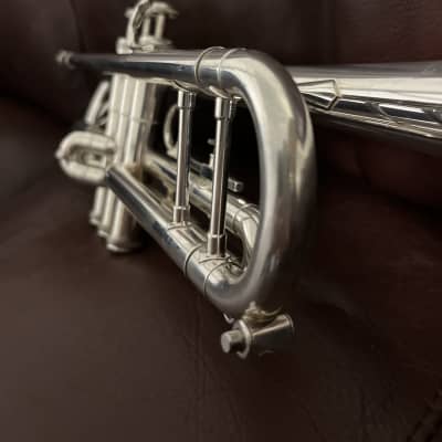 Getzen Eterna 700S Bb Trumpet SN P-13689 (Silver plated) image 12