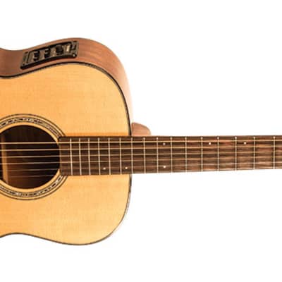 Demo - Washburn WLO100SWEK Woodline Solid Wood Series Orchestra Body Acoustic Electric Guitar with F image 1