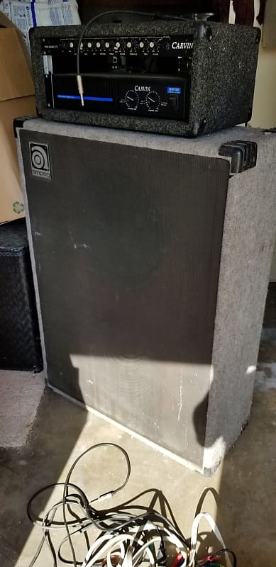 Ampeg B-25B 2x15" Guitar / Bass Speaker Cabinet image 1