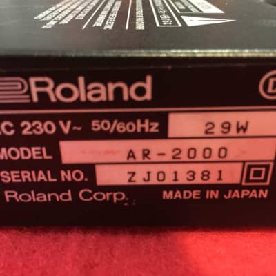 ROLAND AR 2000 AUDIO RECORDER image 7