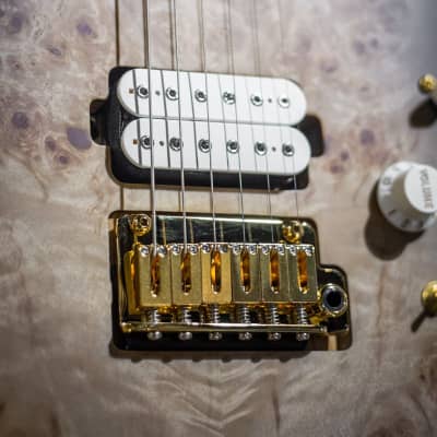 Charvel Pro-Mod DK24 HH 2PT CM Poplar Burl Electric Guitar - Caramelized Maple Fingerboard - Transparent Black Burst - Floor Model image 12