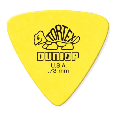 Dunlop 431P73 Tortex Tri .73mm Triangle Guitar Picks (6-Pack)