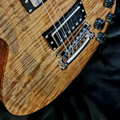 SJ Custom Guitars  Les Paul ,Flame Mango top, mahogany back, Grover tuners image 18