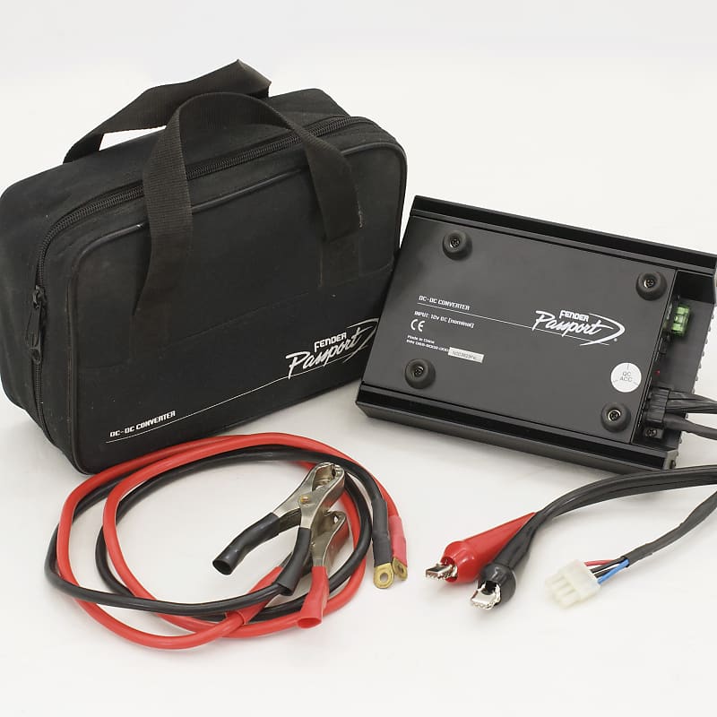 Fender Passport DCDC 12Volt Converter with Carrying Case, Reverb