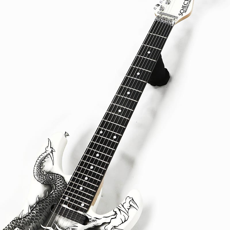 ギター SCHECTER PA-ZK-T6  Dragon G raphic SCHECTER PA-ZK-T6 (Original Dragon Print) /Used | Reverb