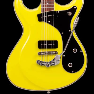 Eastwood Sidejack Baritone Deluxe 20th Anniversary Limited Guitar Modena Yellow image 2